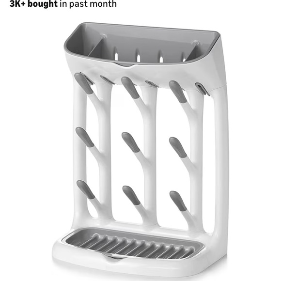 Other - White and Gray Bottle Drying Rack